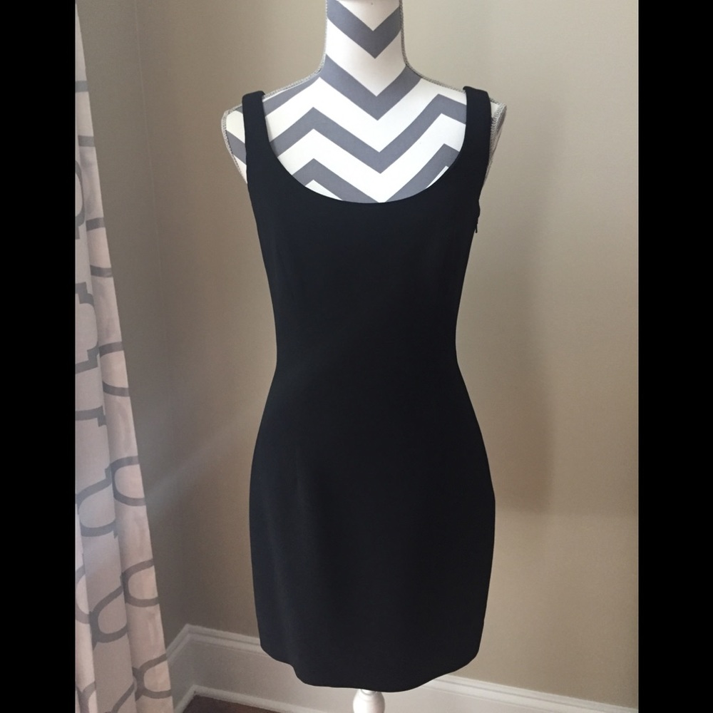 Black mini cocktail dress